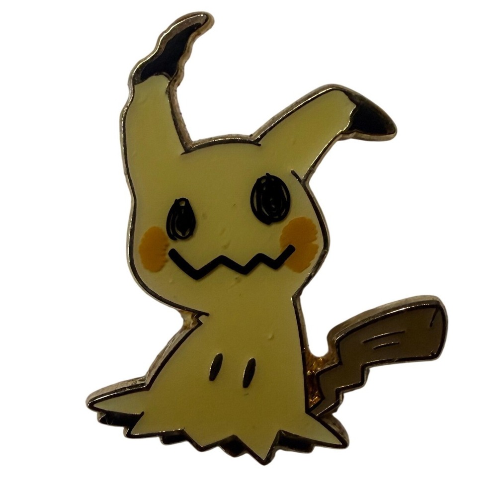 Official Pokemon Mimikyu Enamel Pin 2016 Gold Tone Ghost Fairy Collectible